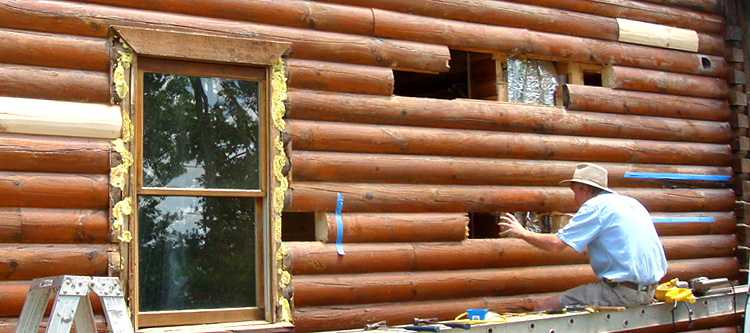 Log Home Repair Mc Calla, Alabama